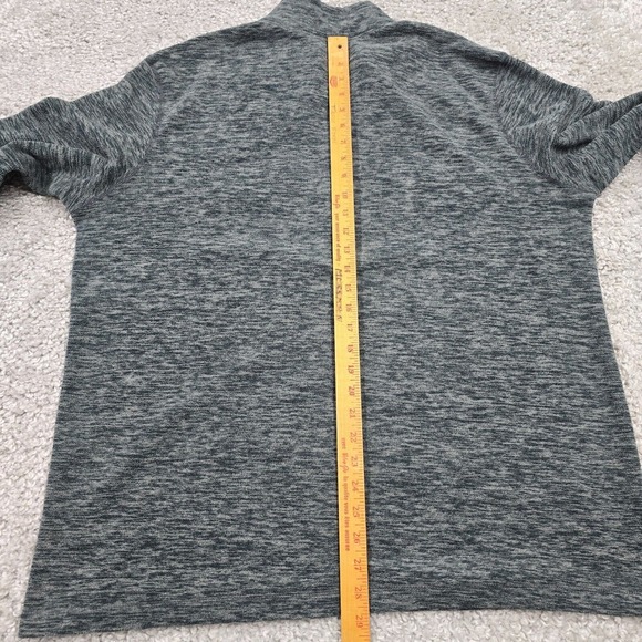 Eddie Bauer Sweater Mens XL Tall Gray First Ascent Fleece Long‎ Sleeve Pullover - Picture 8 of 10